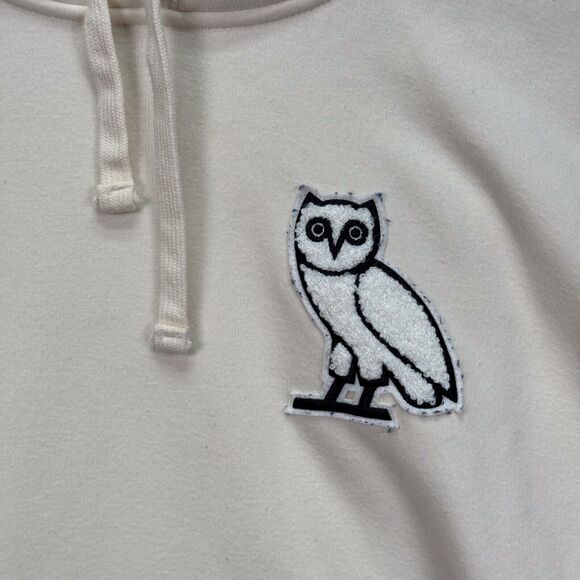 OVO Drake Owl Hoodie NWTs Octobers Very Own Sweatshirt Sweater Men’s Patch L - Picture 3 of 5